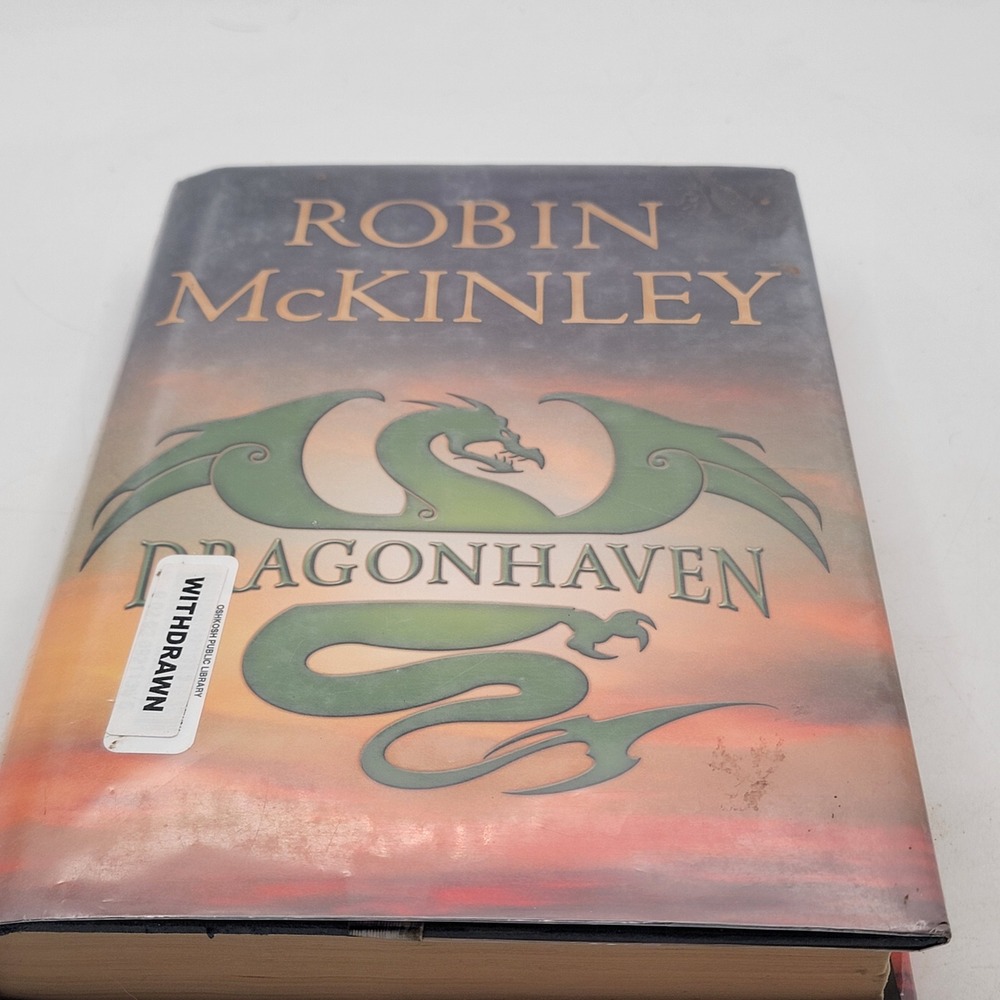 Robin McKinley Dragonhaven Hardcover First Impression Ex-Library Fair